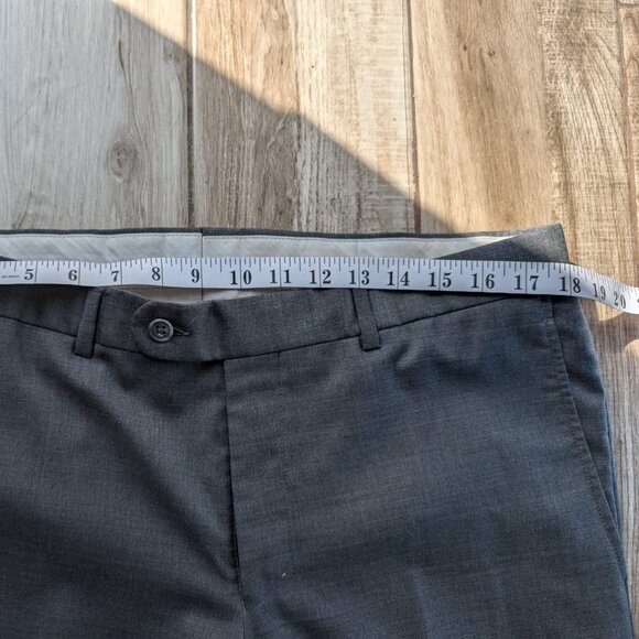 Joseph Abboud Men’s 2-Piece Gray Wool Suit 42R Jacket 34R Pants Union Made Canad - Picture 15 of 15